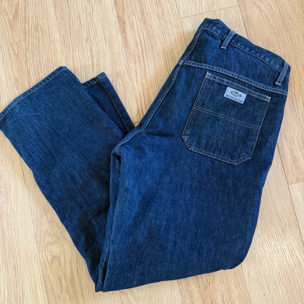 NEW Hood Motorcycle Jeans Men 40X32 Blue Made in England Moto Biker Aramid lined